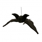 Мягкая игрушка «Летучая мышь», чёрная, парящая, 37 см