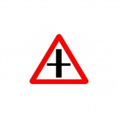 Дорожный знак «Пересечение со второстепенной дорогой»