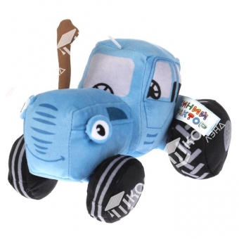 Мягкая игрушка «Синий трактор», 18 см