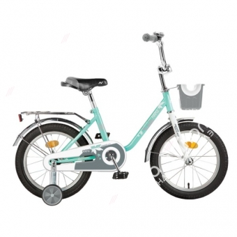 Велосипед 16" Novatrack Maple, 2019, цвет мятный