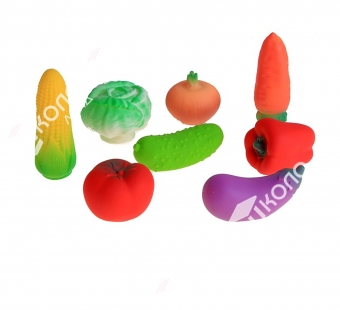 Набор резиновых игрушек «Овощи»