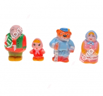 Набор резиновых игрушек «Машенька и Медведь»