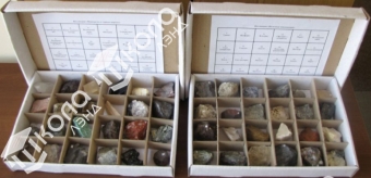 Раздаточные образцы минералов и горных пород (40 видов)