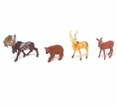 Набор животных «Лесные звери», 4 фигурки